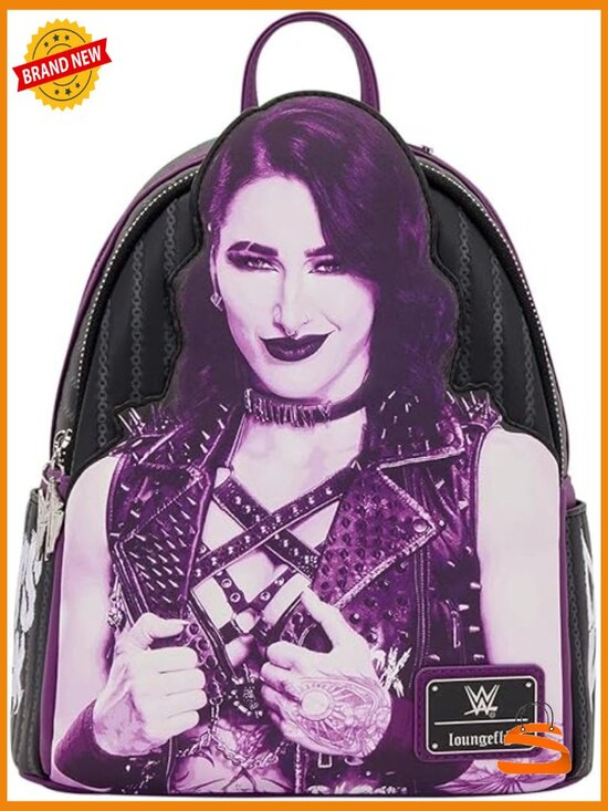 Loungefly WWE Rhea Ripley Mami\'s Back Mini-Backpack Faux Leather main image 5